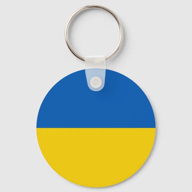 Ukraine flag keychain (Front)