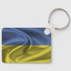 Ukraine Flag Keychain