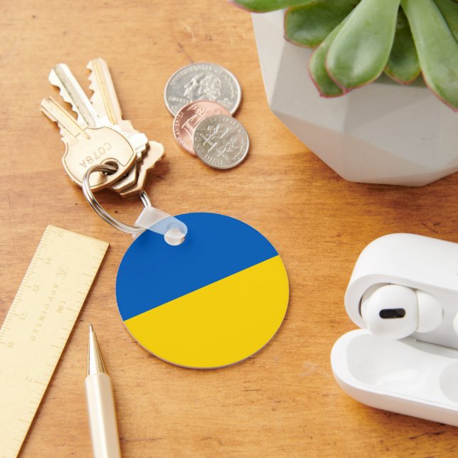 Ukraine flag keychain (Desk)