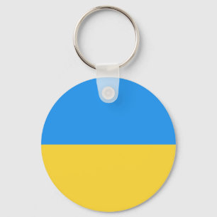 Ukraine flag keychain