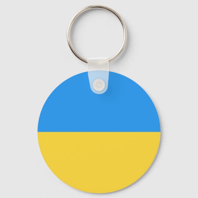 Ukraine flag keychain (Front)