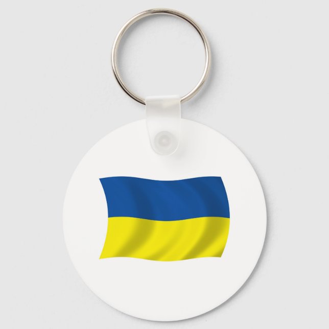 Ukraine Flag Keychain (Front)