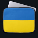 Ukraine Flag Laptop Sleeve<br><div class="desc">Elegant Laptop Sleeve with Flag of Ukraine. This product its customizable.</div>