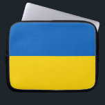 Ukraine Flag Laptop Sleeve<br><div class="desc">Elegant Laptop Sleeve with Flag of Ukraine. This product its customizable.</div>