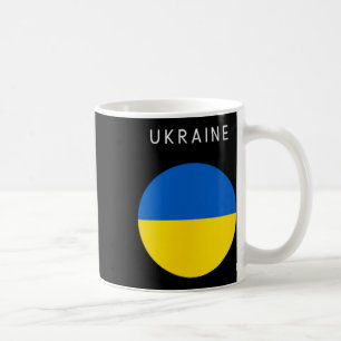 Ukraine Flag - Minimalist Souvenir World Travel Lo Coffee Mug