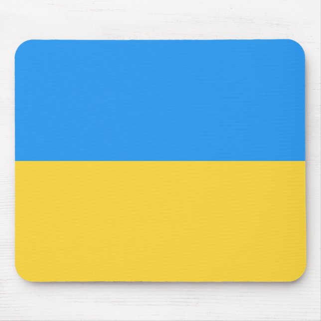 Ukraine flag mouse pad (Front)