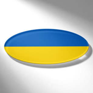 Ukraine flag name tag