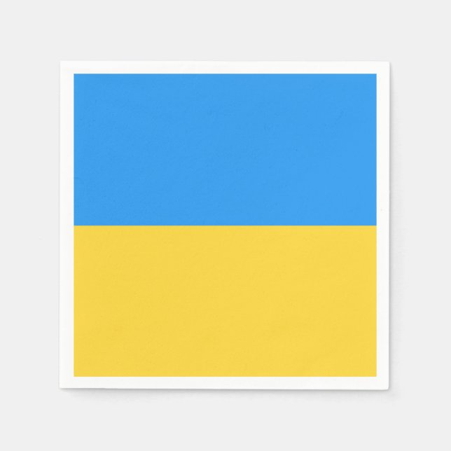 Ukraine flag napkin (Front)
