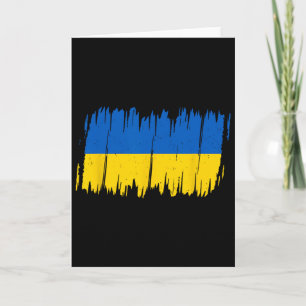 Ukraine Flag National Flag Kiev Ukrainian Kyiv 1 Card