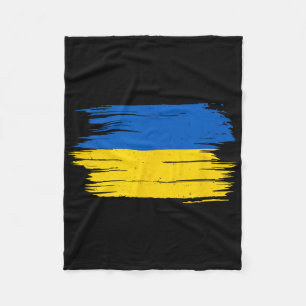 Ukraine Flag National Flag Kiev Ukrainian Kyiv Sun Fleece Blanket