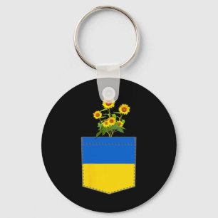 Ukraine Flag National Flag Kiev Ukrainian Kyiv Sun Keychain