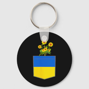 Ukraine Flag National Flag Kiev Ukrainian Kyiv Sun Keychain