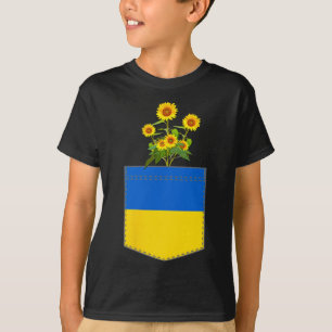 Ukraine Flag National Flag Kiev Ukrainian Kyiv Sun T-Shirt