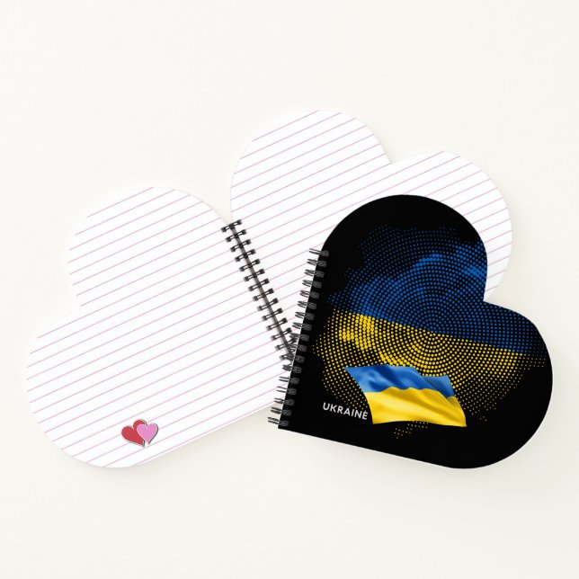 Ukraine flag notebook (Inside)