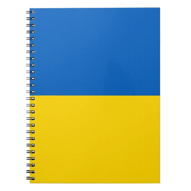 Ukraine Flag Notebook (Front)