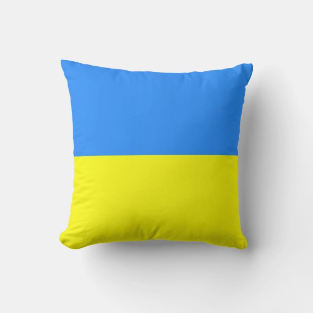 Ukraine, flag of Ukraine, Throw Pillow (Front)