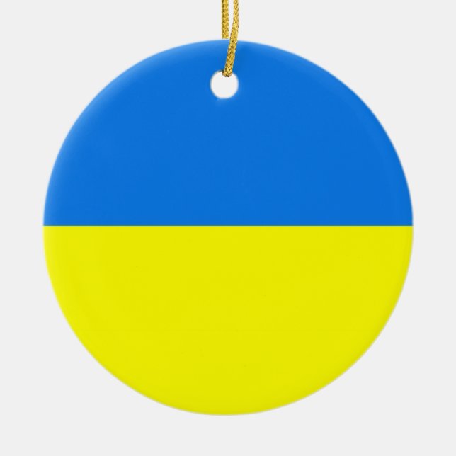 ukraine flag ornament (Front)