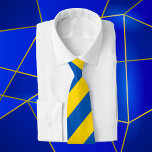 Ukraine Flag Pattern Gold Blue Tie<br><div class="desc">Ukraine Flag Pattern Gold Blue neck tie</div>