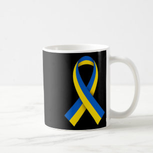 Ukraine Flag Pocket Ribbon Ukrainian Flag  Coffee Mug