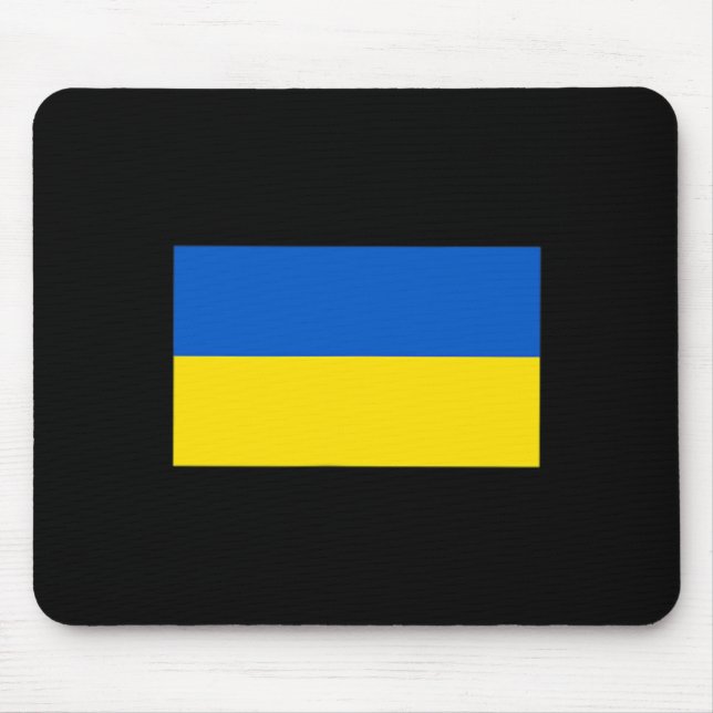 Ukraine Flag Pocket Ukrainian Flag Support Men Wom Mouse Pad (Front)