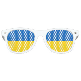 Ukraine Flag Retro Sunglasses