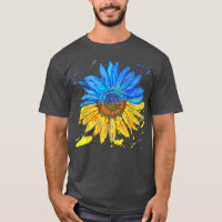 Ukraine Flag Sunflower Vintage Shirt Ukrainian Sup
