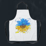 Ukraine Flag Sunflower Vintage Shirt Ukrainian Sup Apron<br><div class="desc">Ukraine Flag Sunflower Vintage Shirt Ukrainian Support Lover</div>