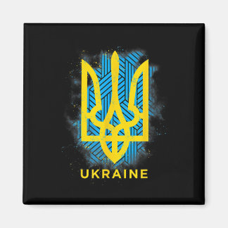 Ukraine Flag Symbol Love Peace And Good Luck  Magnet