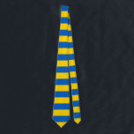 Ukraine Flag Tie<br><div class="desc">The Ukrainian flag is a horizontal bicolour . The used colours in the flag are blue, yellow. The proportion of the Ukrainian flag is 2:3. The Flag of Ukraine was adopted in 1992. The first use of the current flag design was in 1848. The last change to the current Ukrainian...</div>