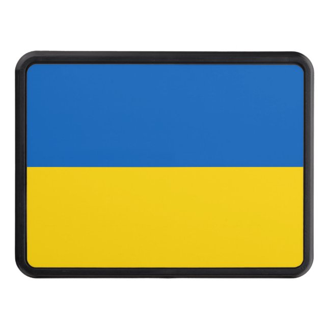 Ukraine Flag Trailer Hitch Cover (Front)