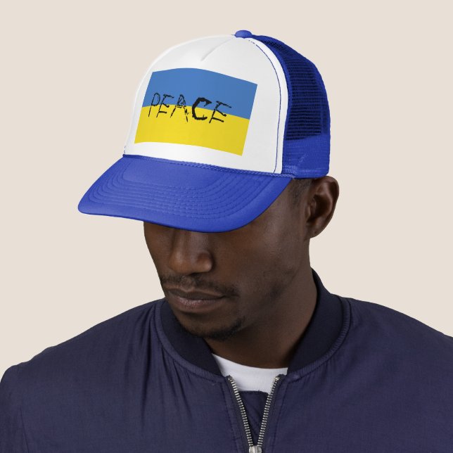 ukraine flag trucker hat (In Situ)