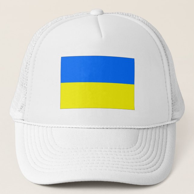 Ukraine Flag Trucker Hat (Front)