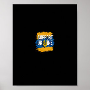 Ukraine Flag Ukraine Stand With Zelensky Peace  Poster
