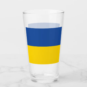 Ukraine Flag, Ukrainian Country Patriotic Gift Glass