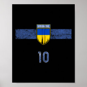 Ukraine Flag Ukrainian Pride Lovers 3  Poster