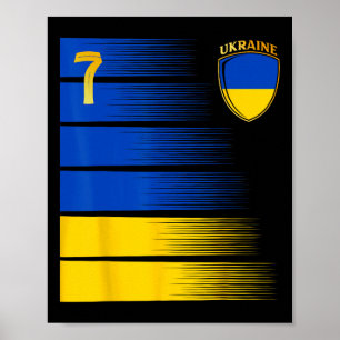 Ukraine Flag Ukrainian Pride Lovers 4  Poster