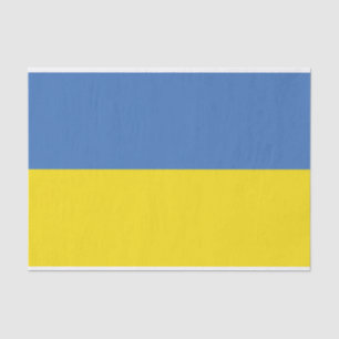Ukraine Flag, Ukrainian Slava Ukraini Слава Україн Tissue Paper