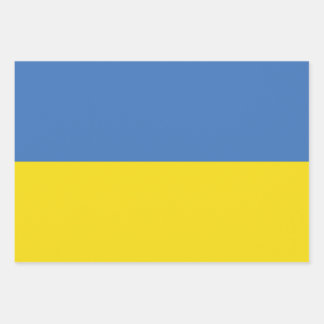 Ukraine Flag, Ukrainian Slava Ukraini Слава Україн Wrapping Paper Sheet