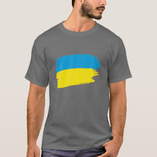 Ukraine Flag Ukrainian Ukraine Pride Heart T-Shirt