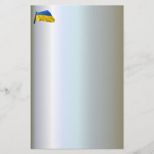 Ukraine Flag - War, Politics, Suffering Stationery