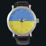 Ukraine Flag Watch Freedom<br><div class="desc">Ukraine Flag - Freedom Support ! Let's make the world a better place - everybody together ! A better world begins - depends - needs YOU too ! You can transfer to 1000 Zazzle products. Resize and move or remove and add elements / text with customization tool. We Stand With...</div>