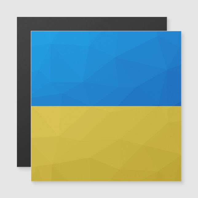Ukraine flag yellow blue geometric pattern mesh (Front/Back)