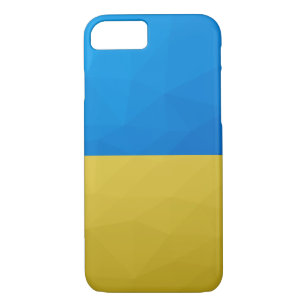 Ukraine flag yellow blue geometric pattern mesh Case-Mate iPhone case
