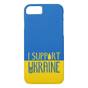 Ukraine flag yellow blue support teardrop emblem Case-Mate iPhone case