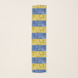 Ukraine flag yellow blue wood texture pattern scar scarf<br><div class="desc">Elegant and cool yellow and blue Ukraine colours wooden plank design. ukraine, ukrainian, support, freedom, blue, peace, i stand with ukraine, yellow, ukrayina, kiev, war, solidarity, ucraina, national, pattern, cool, hardwood, pattern, board, texture, wood, wooden, plank, surface, floor, panel, material, wall, old, natural, vintage, grain, grunge, rough, textured, decorative, design,...</div>