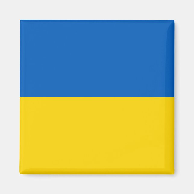 Ukraine Flagge Magnet (Front)