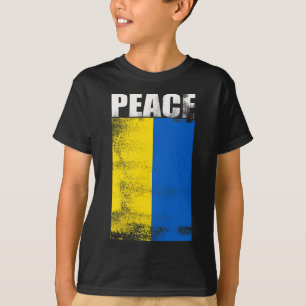 Ukraine For Men Flag Peace Stand With Unkrainian  T-Shirt