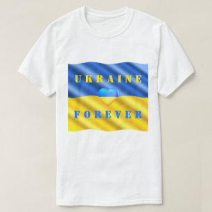 Ukraine Forever T-Shirt soutien du drapeau ukraini