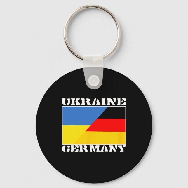 Ukraine Germany  Keychain (Front)