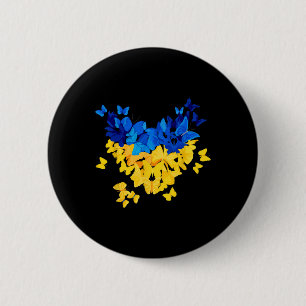 Ukraine Gift Flag Ukraini Kyiv Ukrainian Ukrajina 2 Inch Round Button